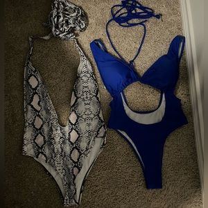 Lot of 2 Sexy one piece swimsuits